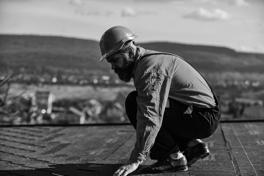 bigstock Builder Use Roof Tile Profess 430833194