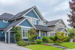 Houses in suburb Summer