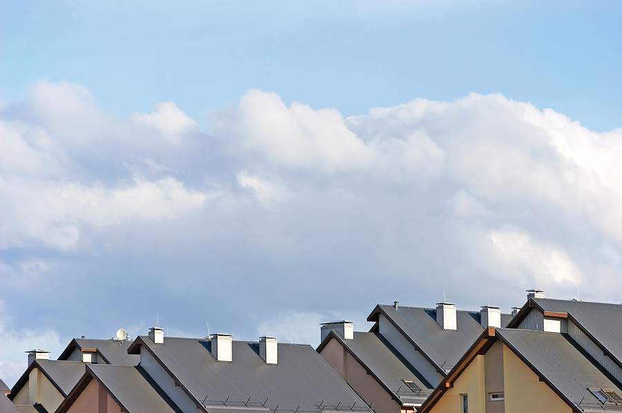 bigstock Row House Roofs Large Detaile 410085382