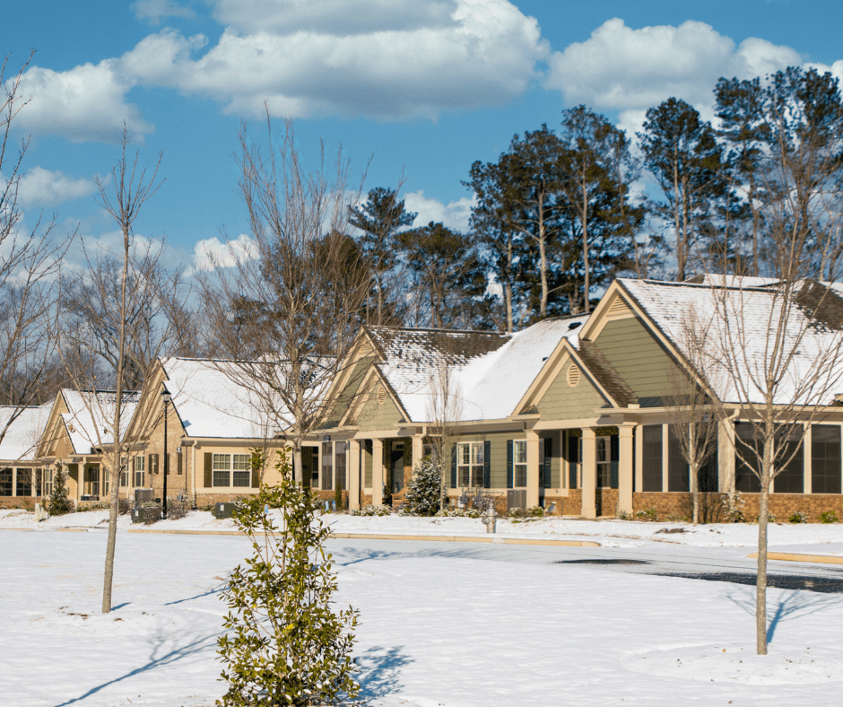 winter neighborhood