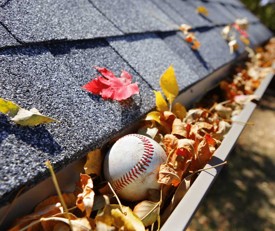 clogged gutters