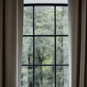 bigstock Vintage Wooden Window With Cur 463613391